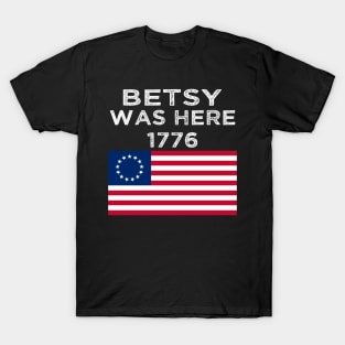 American Betsy Ross Flag Victory 1776 T-Shirt